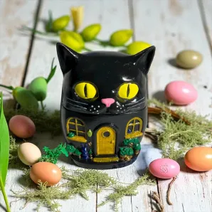 Шкатулка-свеча "Котик"