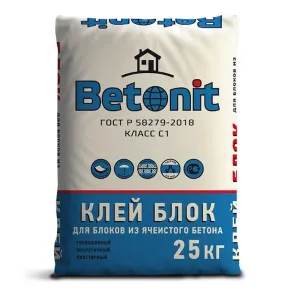 Клей для блоков Бетонит 25 кг