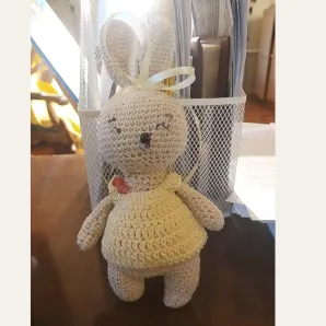 Вязаный зайчик