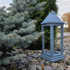 Декоративный фонарь из дерева ручной работы