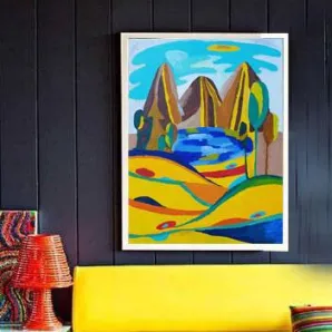 Абстракция природы картина маслом