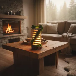 Медитативный светильник "Лес" с NFC-плейлистом и аромапалочками