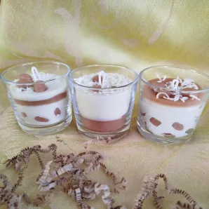 Свеча восковая Кофе в стакане