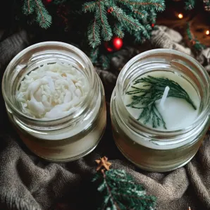 Свечи соевые кокосовые контейнерные