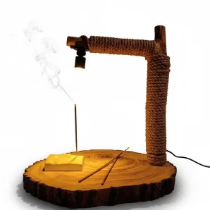 Светильник «Пробуждение» — ваш островок тишины. Дерево, свет, аромат, музыка