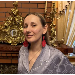 Вязанные сережки солнце