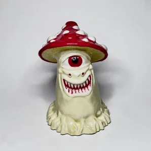 Бабблер/курительная трубка ручной работы Мухомор