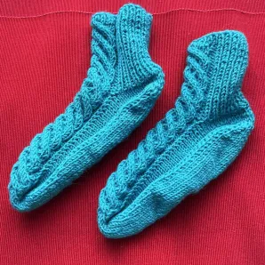 Вязаные носки