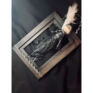 ​Интерьерная кукла в черном платье