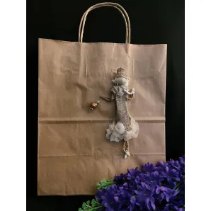 Пакет крафтовый подарочный