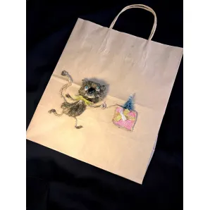 Пакет крафтовый подарочный