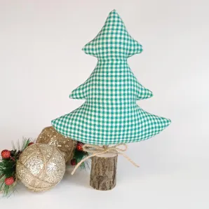 Елочка в клеточку, интерьерная, декоративная, ручная работа