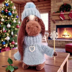 Вязаные лошадки