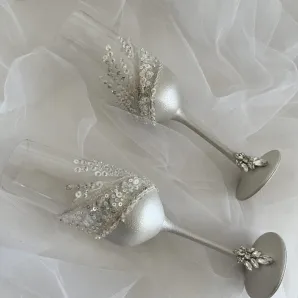 Бокалы для молодоженов на свадьбу