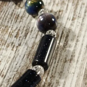 Браслет из опалита, авантюрина и кварца