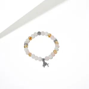 Браслет из натуральных камней - Горлица. Талисман любви и гармонии.