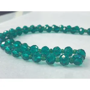 Бусы из чешского стекла чокер на шею