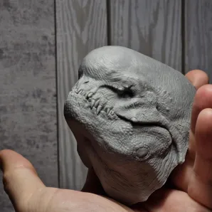 Д-рекс, голова-магнит, ручная работа