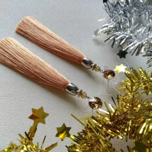 Серьги-кисти "Чудо для принессы"