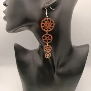 Серьги в стиле STEAMPUNK