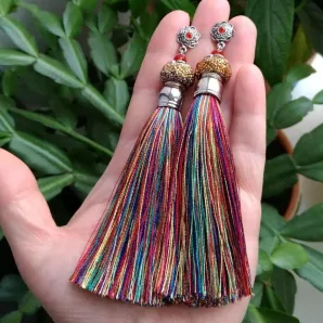 Серьги-кисти "Рио-Де-Жанейро"