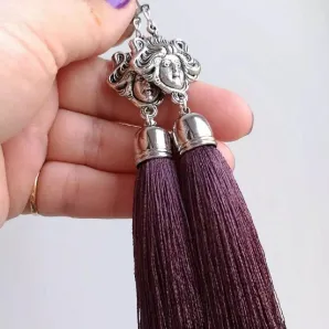 Серьги-кисти "Медуза Горгона"