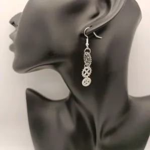 Серьги в стиле STEAMPUNK