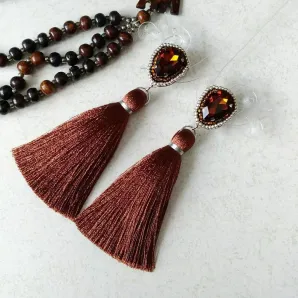 Клипсы "Теплая карамель"