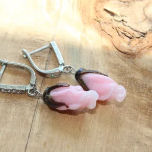 Серьги Бутоны роз