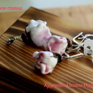 Комплект украшений "Нежные лепестки"