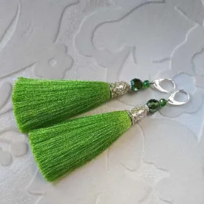 Серьги-кисти "Земные желания"