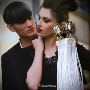 Клипсы "Русская красавица"