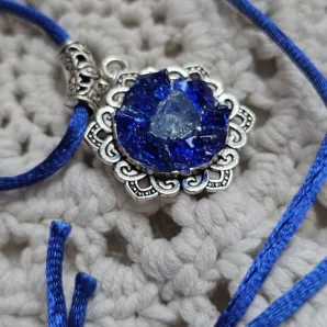 Кулон с аквамарином