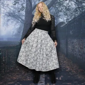 Красивая юбка из жаккарда. Юбка на осень-зиму