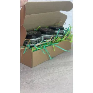 Набор ароматических свечей Моменты уюта в баночках 50 мл., в подарочной упаковке