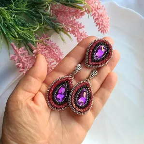 Комплект украшений "Гранаты"