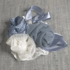 Текстильная брошь, бохо стиль.