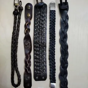 Браслет из натуральной кожи унисекс