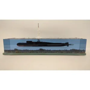 Модель подводной лодки 667БДРМ "Дельфин".