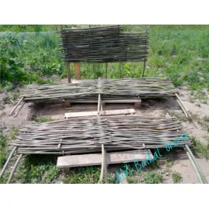 Ограждение из плетеного прута ивы "Тын"
