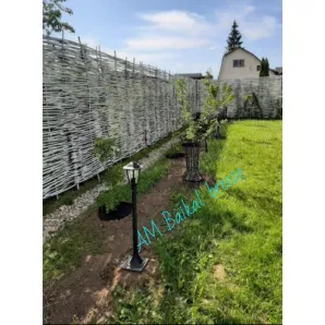 Ограждение из плетеного прута ивы "Тын"