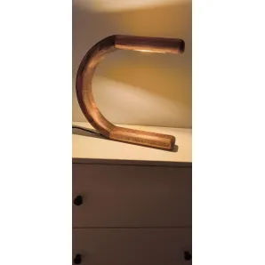 Лампа настольная массив дерева, ручная работа