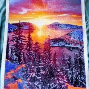 мозаика "Закатный пейзаж"