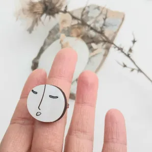 кольцо ручной работы "дУхи белых степей"