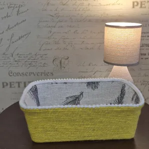 Корзина ручной работы из джута универсальная