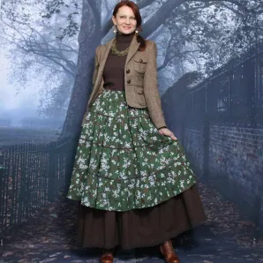 Юбка в стиле бохо с подъюбником.