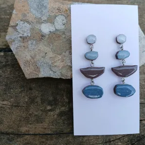 Серьги женские "С морских берегов"