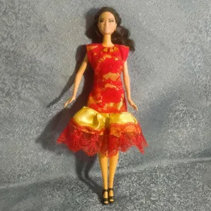 Одежда, платье для куклы Барби