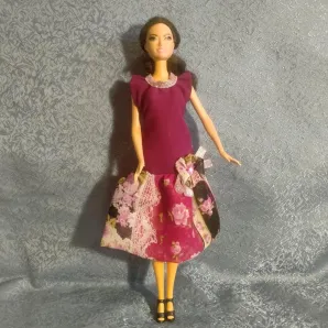 Одежда, платье для куклы Барби