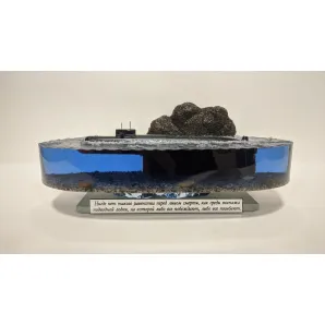 Модель подводной лодки 667А "Навага"